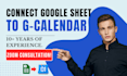 connect google spreadsheet to g calendar