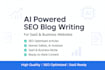 write ai powered SEO blogs for your saas or business website