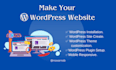 build a ecommerce wix or  wordpress website for your online business