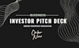design investor pitch deck PPT presentation and google slide