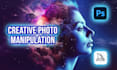 creatively edit, retouch and composite photo in photoshop