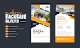 design modern rack card dl flyer design