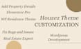 customize houzez and wp residence theme for real estate website