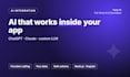 integrate chatgpt claude or a custom llm into your web app or software