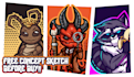 create mascot character logo for your twitch, youtube, kick