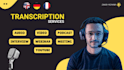 transcribe audio and do podcast interview youtube transcription