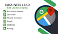 provide quality b2b leads with business emails from google map scrapping