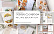create meal plans, recipes ebook, cookbook pdf editable canva template