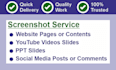 take screenshot from websites, videos etc