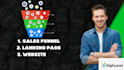 build landing page sales funnel website on go high level