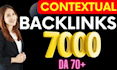build high quality SEO contextual dofollow backlinks