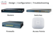 configure network router, switch, and firewall