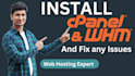 install whm, cpanel and configuration