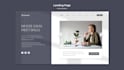 create a personal portfolio website and a business website