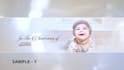 make christening and baptism party invitation video