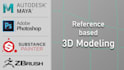 do 3d modeling depends on your reference image