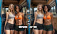 fix your blurry photo restore colors upscale resolution