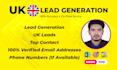 do UK leads and UK b2b lead generation from companies house