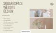 squarespace website design, squarespace ecommerce store and squarespace redesign