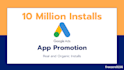 do organic android app install and mobile app promotion