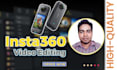 edit insta360 and gopro videos