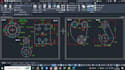 create 2d mechanical part drawing autocad2023