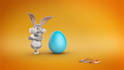make a funny bunny happy easter greeting video