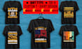 create trendy custom graphic and typography t shirt