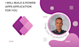 build the best power apps application for you in english or german