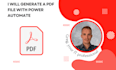 generate word and PDF documents with power automate
