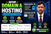 fix dns issues, setup domain, hosting and business email