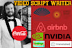 write an viral script for your video