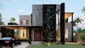 create your house front elevation exterior 3d model