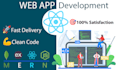 develop your react js web app as a full stack mern stack developer