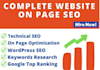 technical seoaudit, fix search engine optimization  issues and optimize website