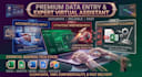do professional data entry, web research, and copy paste work