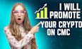 promote your crypto or token on cmc community page