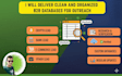 deliver clean and organized b2b databases for outreach