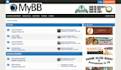 build a forum website using open source scripts like mybb, phpbb, etc
