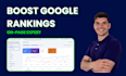 provide a monthly SEO service for top google ranking