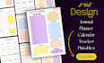 design custom planner, calendar, journal, or minimal printable planner
