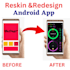 perfectly reskin app redesign android app and reskin codecanyon