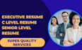 write executive resume c level cv writing executive resume