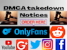 remove leaked, copied, illegal content under dmca takedown claims