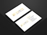 do modern corporate business card design with new concepts