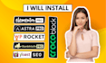 install elementor pro, wp rocket, astra pro, yoast, rank math pro and crocoblock