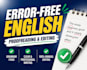 proofread, copy edit, and professionally edit your text