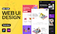 do figma website design,ui ux landing pages in figma