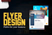 do flyer design, bifold, trifold, brochure design