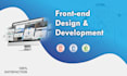 be your frontend web developer in HTML, CSS, javascript